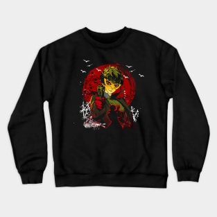 Aegis's Battle Stance Personas 3 Tees for Robot Enthusiasts Crewneck Sweatshirt